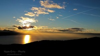 Crépuscule sur le lac Léman